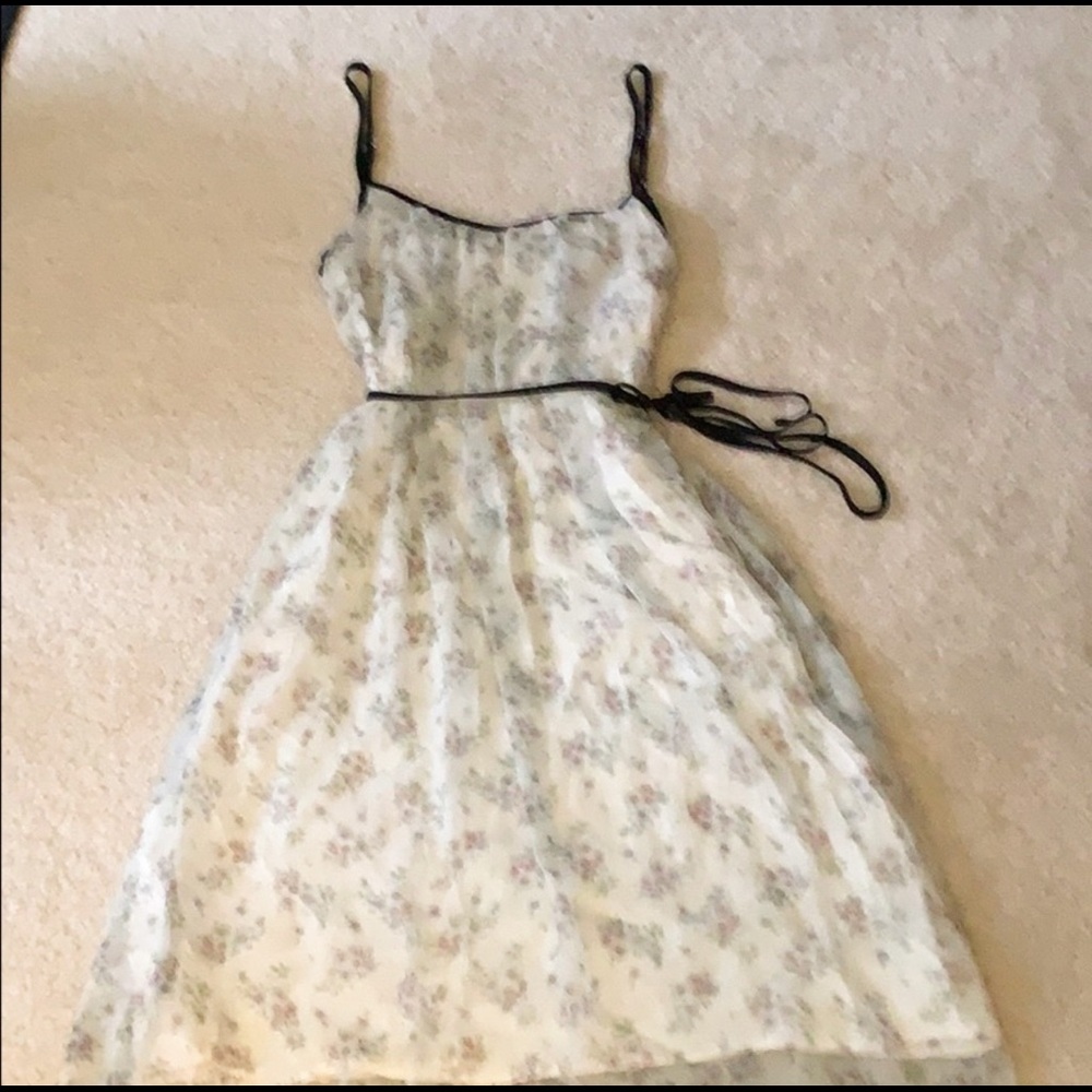 Urban Outfitters Shimmer Floral Maxi Dress - M